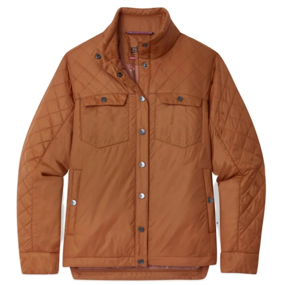 Stio Women's Sky Crest Jacket in Rust - Picture 2 of 6